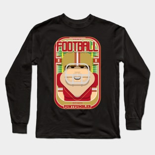 American Football Red and Gold - Enzone Puntfumbler - Bob version Long Sleeve T-Shirt